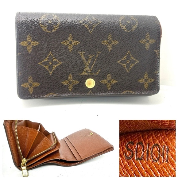 Very good condition authentic Louis Vuitton Monogram Tresor zip Wallet SD1011 - Picture 1 of 15